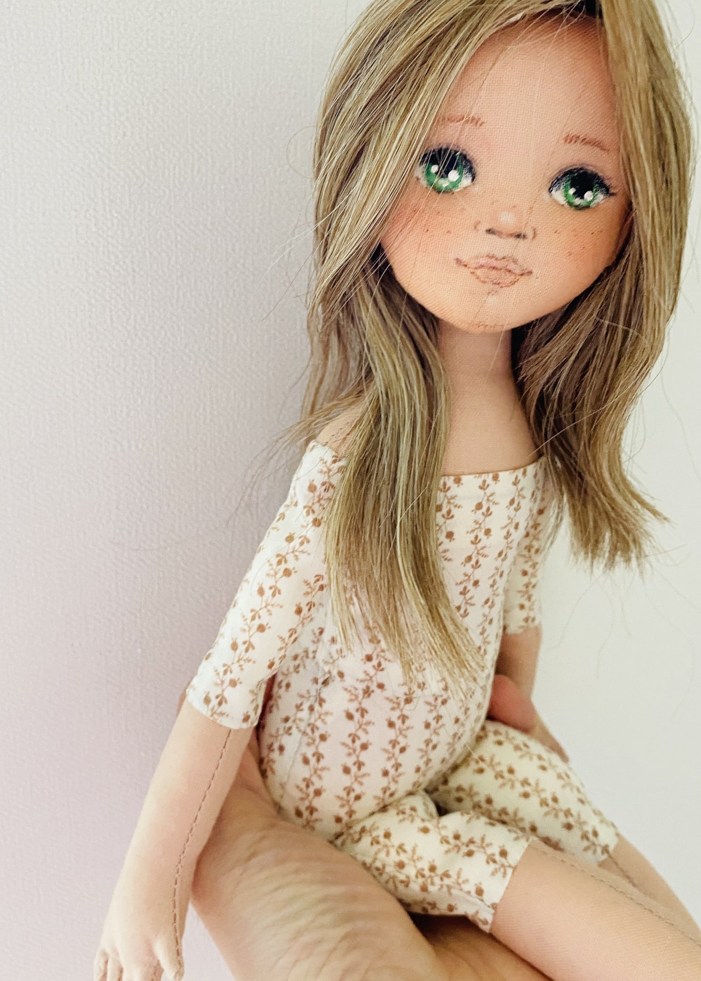 33cm Doll Body Patternđ§”All-in-one Doll Body / No Face center seam