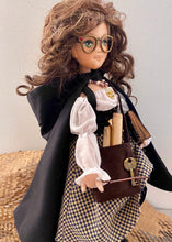 Load image into Gallery viewer, 35cm doll Pattern🩱Bookworm Witch Doll🎃/ No Face center seam