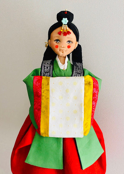 Hanbok doll 👘 Korean Wedding Hanbok Doll (Wonsam)