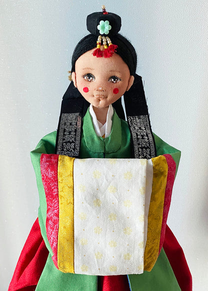Hanbok doll 👘 Korean Wedding Hanbok Doll (Wonsam)