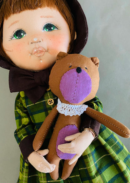40cm Doll Pattern🌈 (J) Masha & Bear Doll