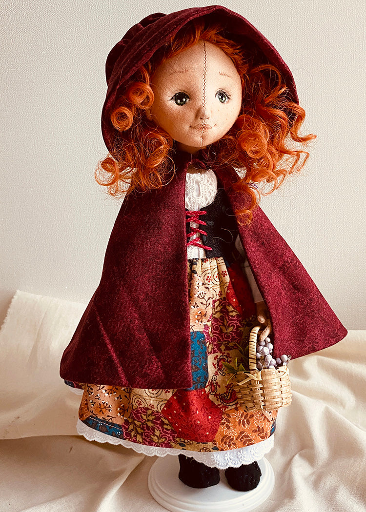 33cm Doll cloth Pattern 👚 Little Red (Dress-Up)