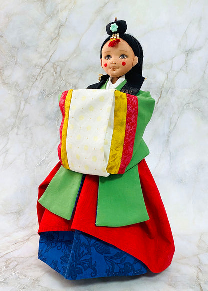 Hanbok doll 👘 Korean Wedding Hanbok Doll (Wonsam)