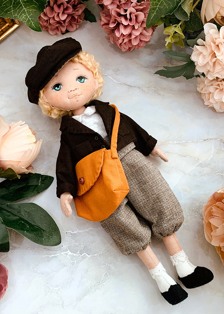 25cm Doll Clothes Pattern🧵 NewsBoy (Dress-Up)