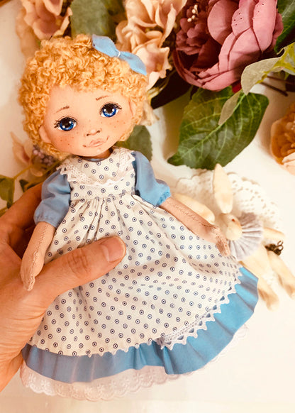 25cm Doll Clothes Pattern 🧵 Alice & Rabbit (Dress-Up)