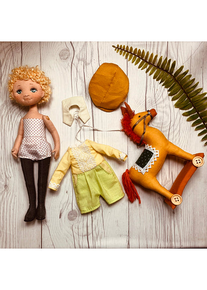 25cm Doll Pattern🎀(S) Little Boy (Dress-Up)