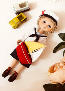 25cm Doll Standing Body + 6 Outfit Patterns