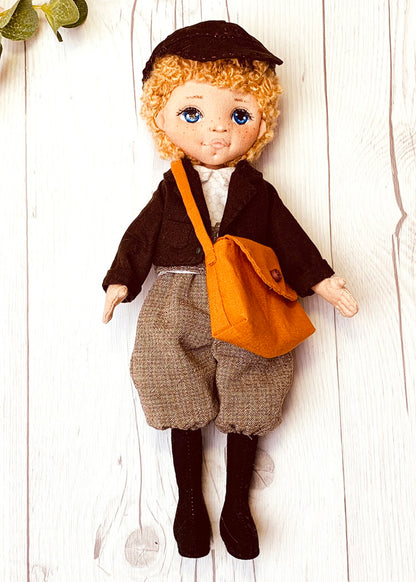 25cm Doll Clothes Pattern🧵 NewsBoy (Dress-Up)