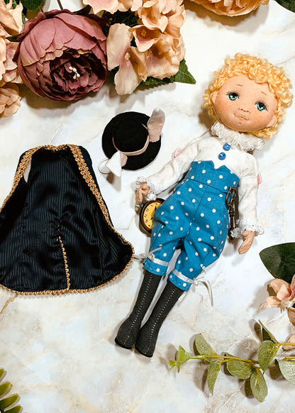 25cm Doll Clothes Pattern🧵Time Rabbit (Dress-Up)