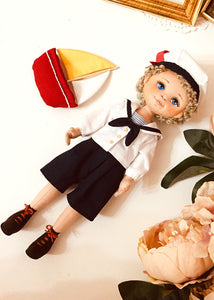 25cm Doll Clothes Pattern🧵 Marine Boy (Dress-Up)