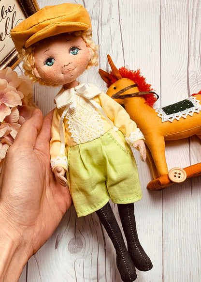 25cm Doll Pattern🎀(S) Little Boy (Dress-Up)