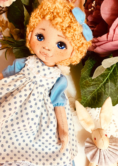25cm Doll Clothes Pattern 🧵 Alice & Rabbit (Dress-Up)