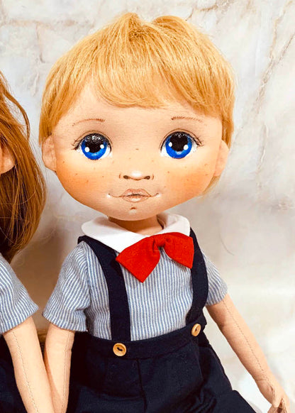 40cm Doll Pattern🌈(S) School Look Doll Couple