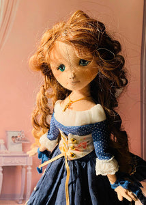 35cm doll Pattern / Cosette (Face center seam)