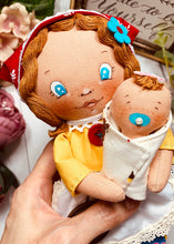 Load image into Gallery viewer, Easy Doll Pattern🌈 Mam &amp; Baby
