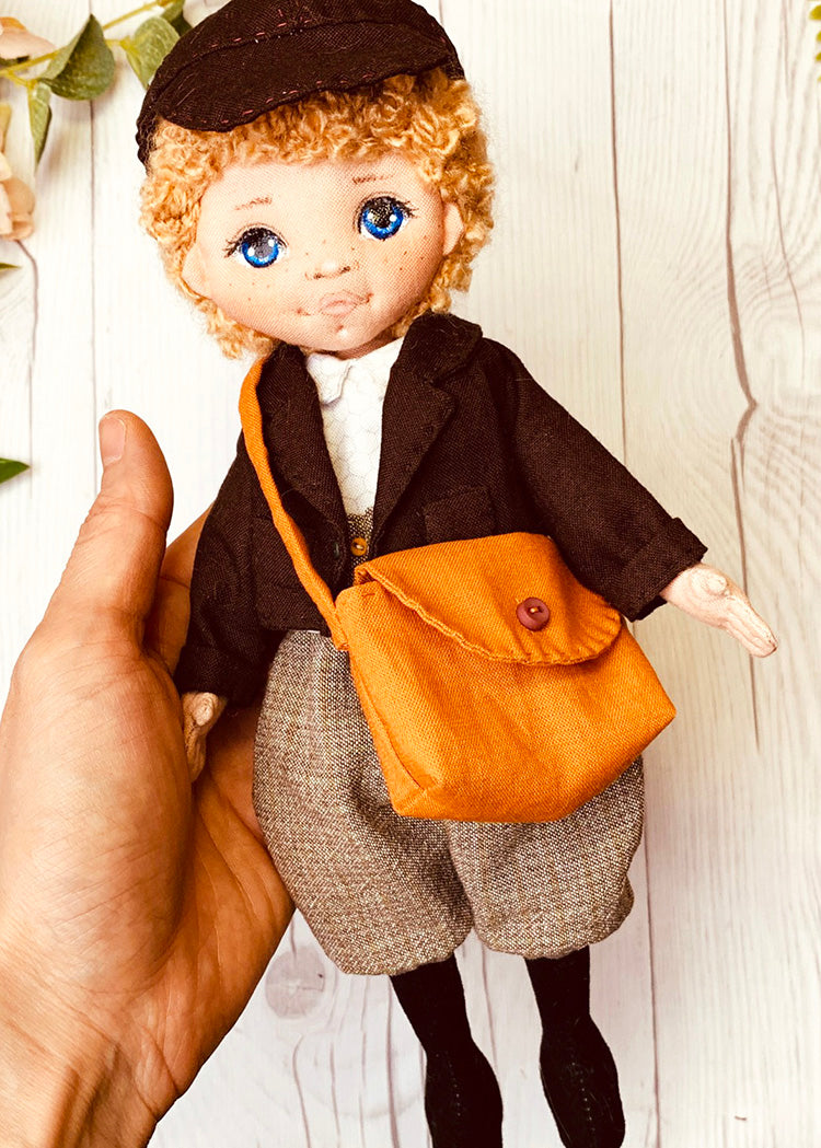 25cm Doll Clothes Pattern🧵 NewsBoy (Dress-Up)