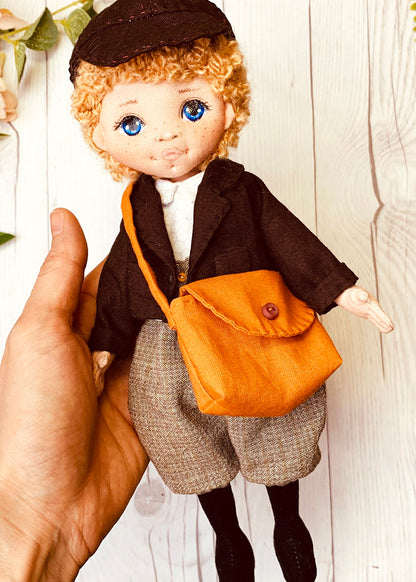 25cm Doll Clothes Pattern🧵 NewsBoy (Dress-Up)