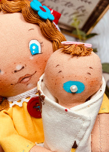 Easy Doll Pattern🌈 Mam & Baby