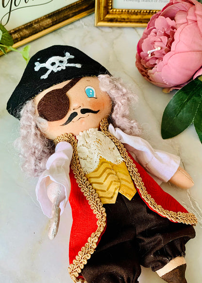Easy Doll Pattern🌈 Captain Hook & Crocodile