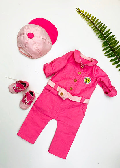 40cm Doll Pattern🌈(J) Jumpsuit Girl (Face center seam)
