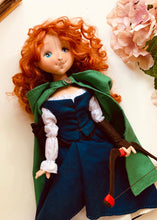 Load image into Gallery viewer, 35cm doll Pattern / A woman in a cape (Face center seam)
