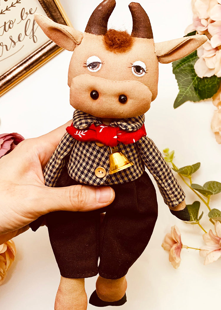 Easy Doll Pattern🌈 Farmer Moo moo