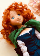 Load image into Gallery viewer, 35cm doll Pattern / A woman in a cape (Face center seam)
