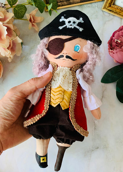 Easy Doll Pattern🌈 Captain Hook & Crocodile
