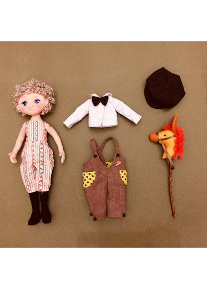 25cm Doll Clothes Pattern🧵 TomBoy (Dress-Up)