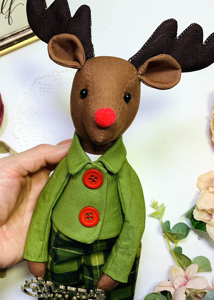 Easy Doll Pattern🌈 Rudolph the Red-Nosed Reindeer