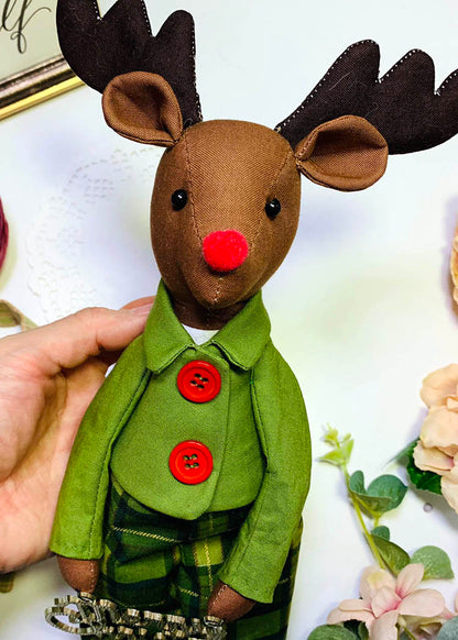 Easy Doll Pattern🌈 Rudolph the Red-Nosed Reindeer