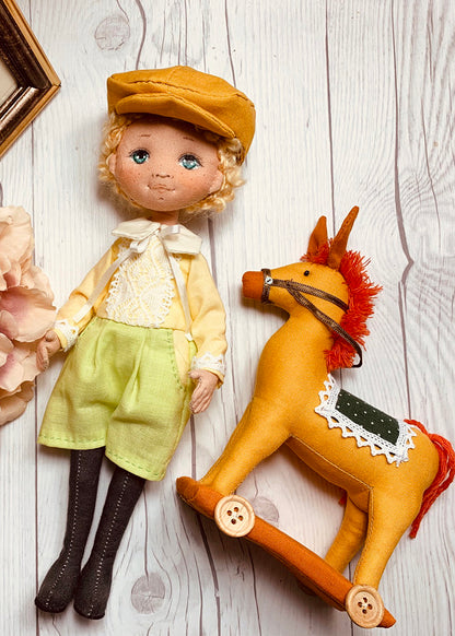 25cm Doll Pattern🎀(S) Little Boy (Dress-Up)