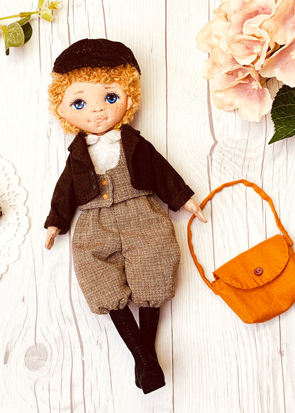 25cm Doll Clothes Pattern🧵 NewsBoy (Dress-Up)