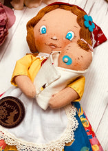 Load image into Gallery viewer, Easy Doll Pattern🌈 Mam &amp; Baby
