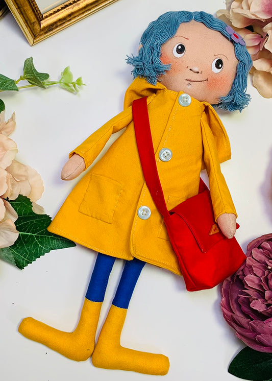 Easy Doll Pattern🌈 Raincoat Girl