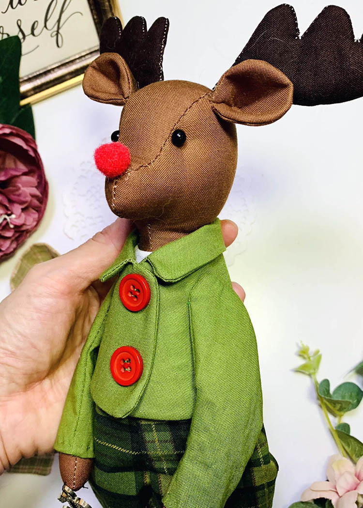 Easy Doll Pattern🌈 Rudolph the Red-Nosed Reindeer