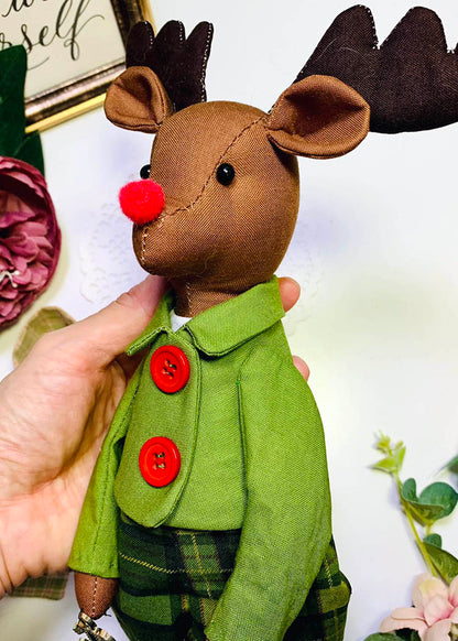 Easy Doll Pattern🌈 Rudolph the Red-Nosed Reindeer