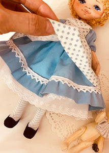 25cm Doll Clothes Pattern 🧵 Alice & Rabbit (Dress-Up)