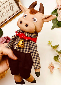 Easy Doll Pattern🌈 Farmer Moo moo