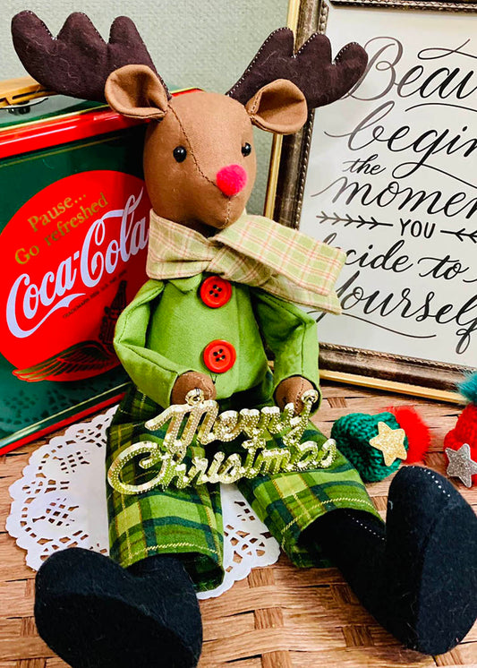 Easy Doll Pattern🌈 Rudolph the Red-Nosed Reindeer