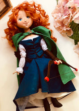Load image into Gallery viewer, 35cm doll Pattern / A woman in a cape (Face center seam)
