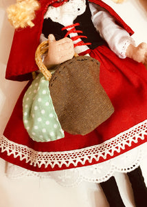 25cm Doll Pattern 🎀 (J) Little Red (Dress-Up)