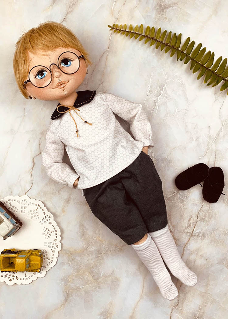 40cm Doll cloth Pattern👚Bess&John Clothing Sets