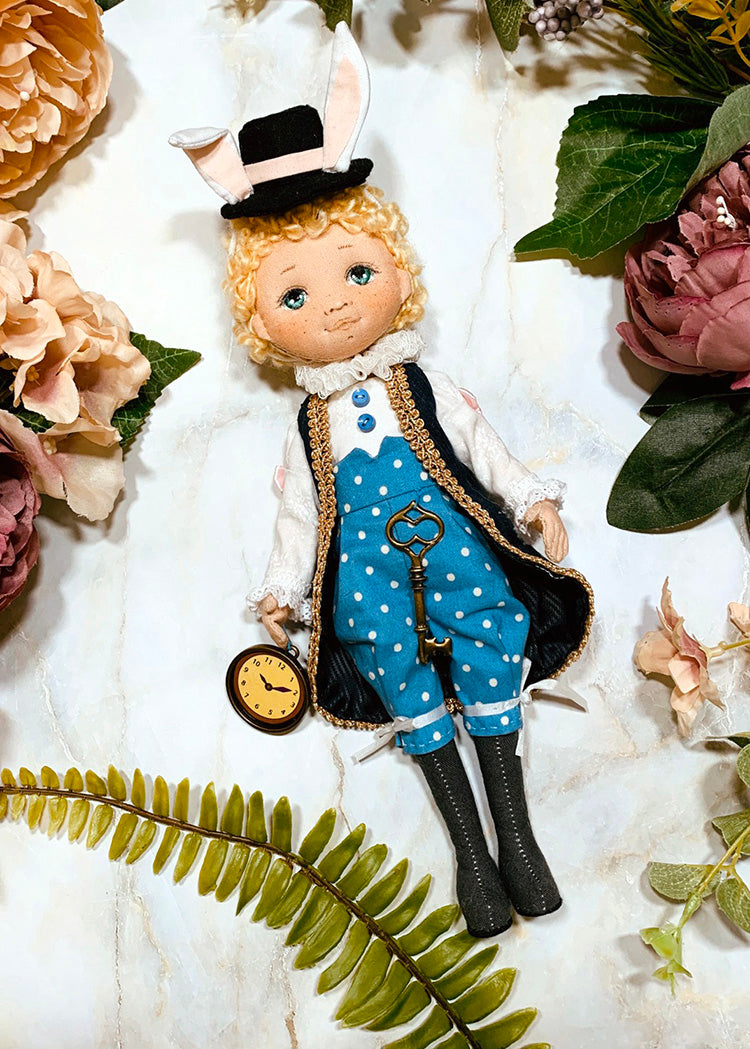 25cm Doll Clothes Pattern🧵Time Rabbit (Dress-Up)