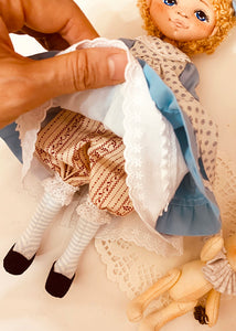 25cm Doll Clothes Pattern 🧵 Alice & Rabbit (Dress-Up)
