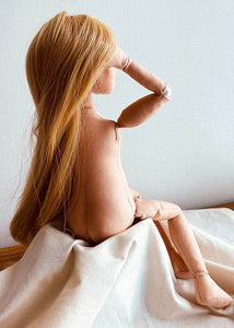 33cm Doll Body Pattern / Bead-Jointed Doll Body (Face center seam)