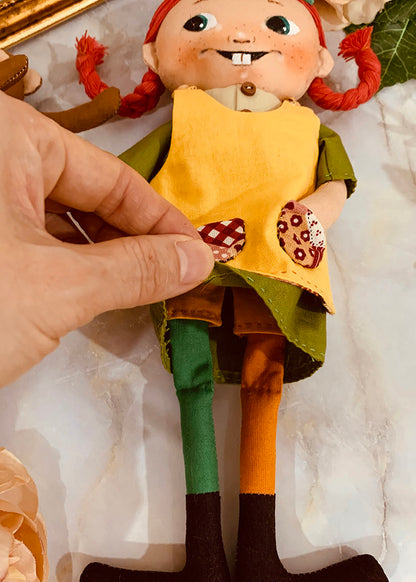 Easy Doll Pattern🌈 Cute Girl and Monkey