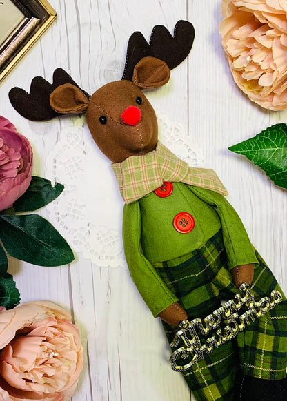 Easy Doll Pattern🌈 Rudolph the Red-Nosed Reindeer