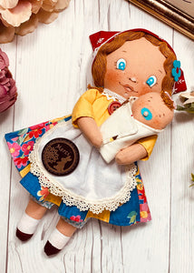 Easy Doll Pattern🌈 Mam & Baby