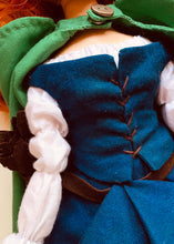 Load image into Gallery viewer, 35cm doll Pattern / A woman in a cape (Face center seam)
